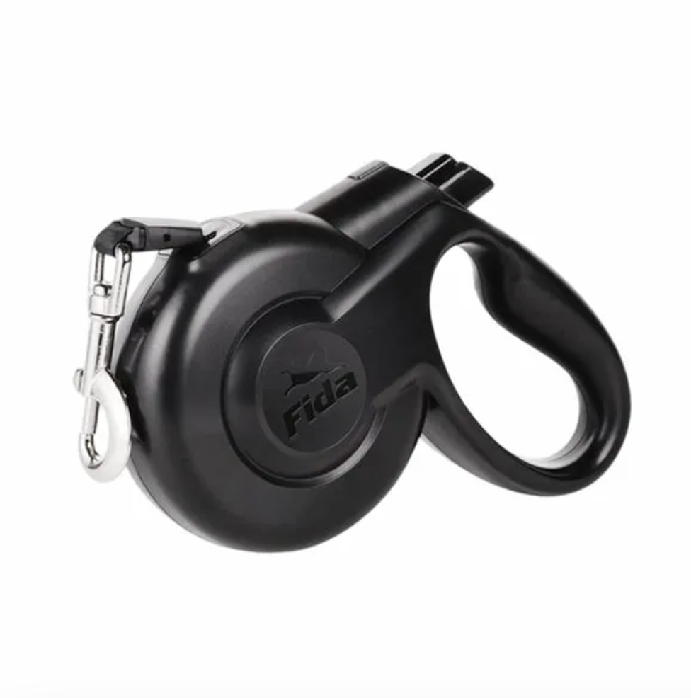 Styleash Retractable Leash for Dogs (Black)