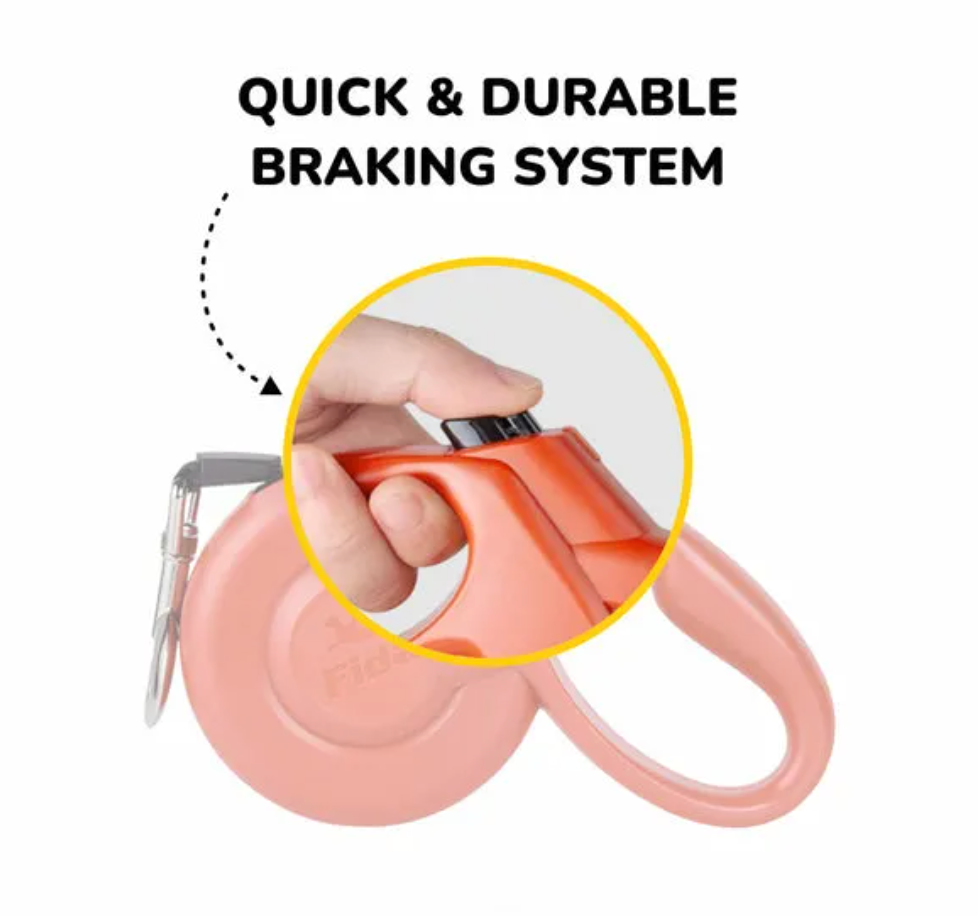 Styleash Retractable Leash for Dogs (Black)